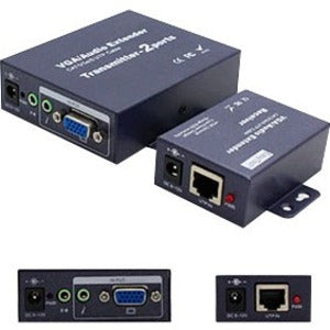 AddOn VGA Female to RJ-45 Female Black Extender (Provides VGA video extension over Cat5) Default Title