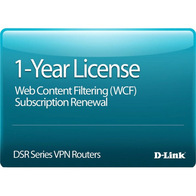 D-Link DSR-250 Dynamic Web Content Filtering License, 12-months Default Title