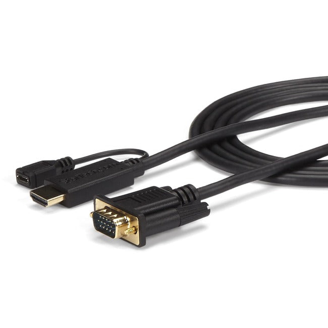 StarTech.com HDMI-zu-VGA-Kabel – 3 m – 1080p – 1920 x 1200 – aktives HDMI-Kabel – Monitorkabel – Computerkabel