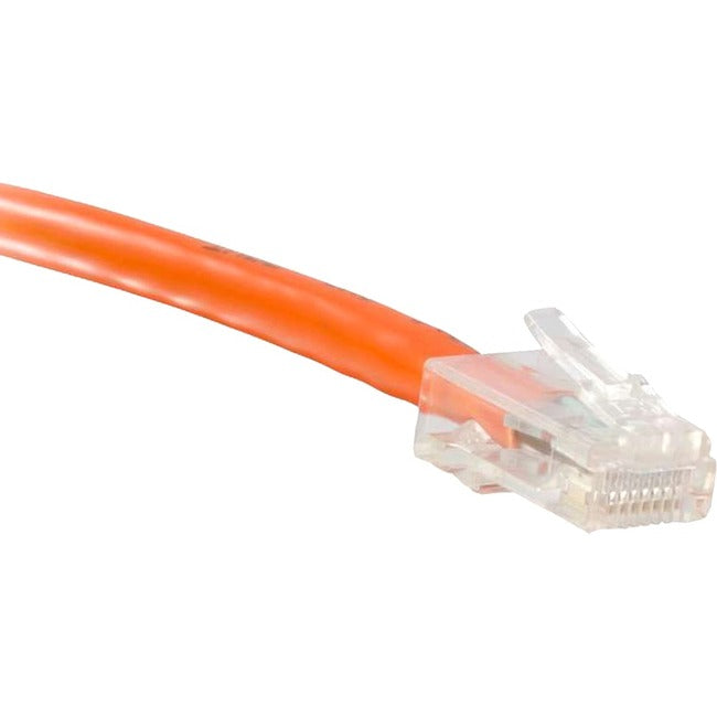 ENET Cat5e Orange 14 Fuß nicht gebootet (kein Boot) (UTP), hochwertiges Netzwerk-Patchkabel RJ45 auf RJ45 – 14 Fuß
