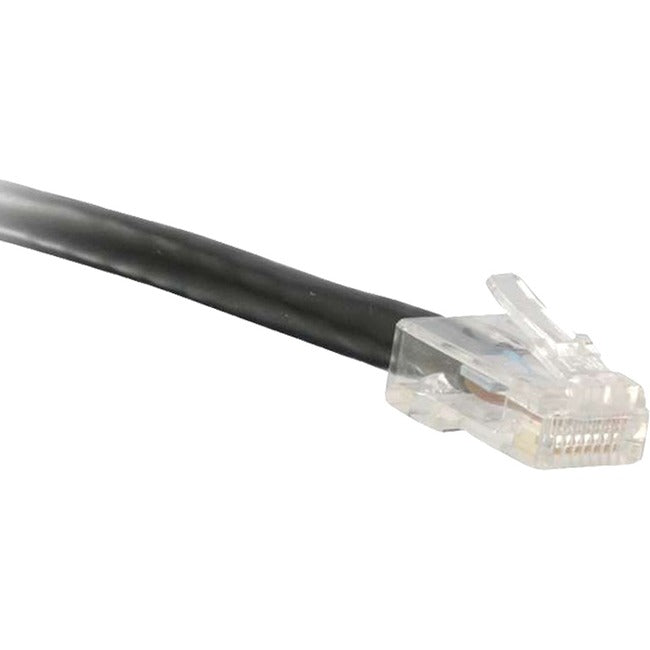 ENET Cat5e Black 25 Foot Non-Booted (No Boot) (UTP) High-Quality Network Patch Cable RJ45 to RJ45 - 25Ft Default Title