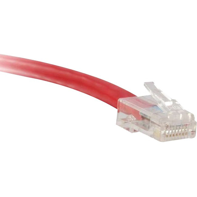 ENET Cat6 Red 7 Foot Non-Booted (No Boot) (UTP) High-Quality Network Patch Cable RJ45 to RJ45 - 7Ft Default Title