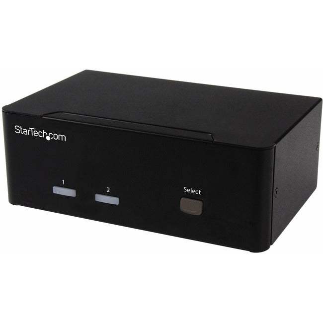 StarTech.com 2-Port-KVM-Switch mit Dual-VGA und 2-Port-USB-Hub – USB 2.0