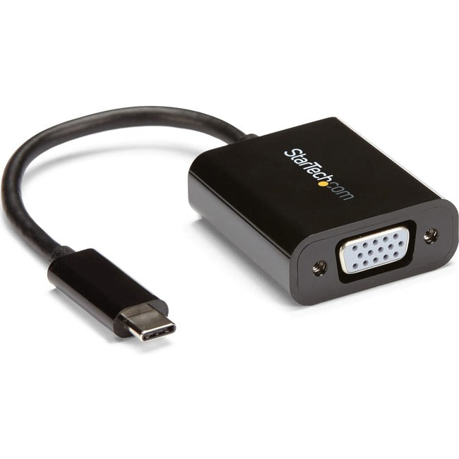 StarTech.com USB-C to VGA Adapter - Thunderbolt 3 Compatible - USB C Adapter - USB Type C to VGA Dongle Converter