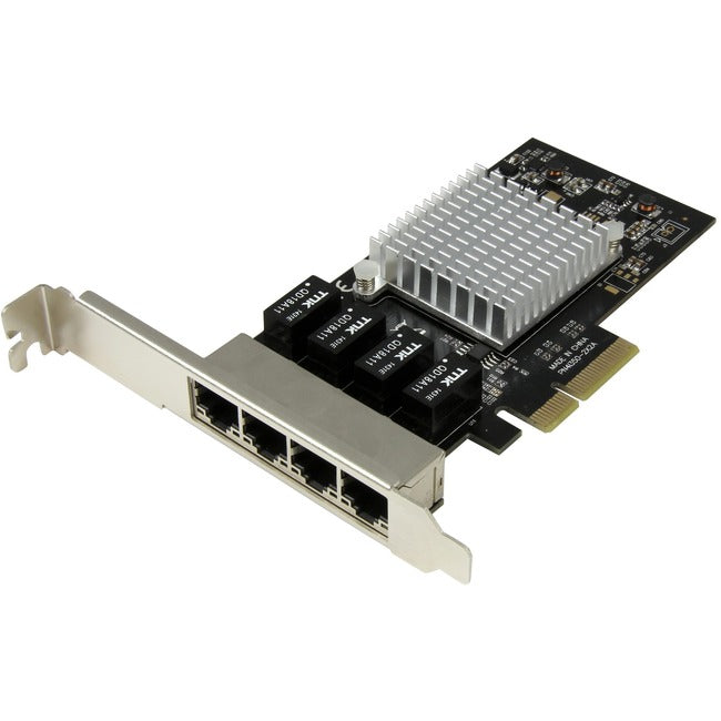StarTech.com 4-Port Gigabit Ethernet Network Card - PCI Express, Intel I350 NIC - Quad Port PCIe Network Adapter Card w/ Intel Chip Default Title