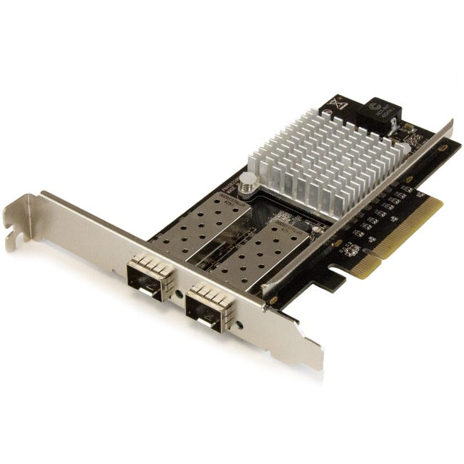 StarTech.com 10G-Netzwerkkarte – 2 x 10G offener SFP+ Multimode-LC-Glasfaser-Anschluss – Intel 82599-Chip – Gigabit-Ethernet-Karte