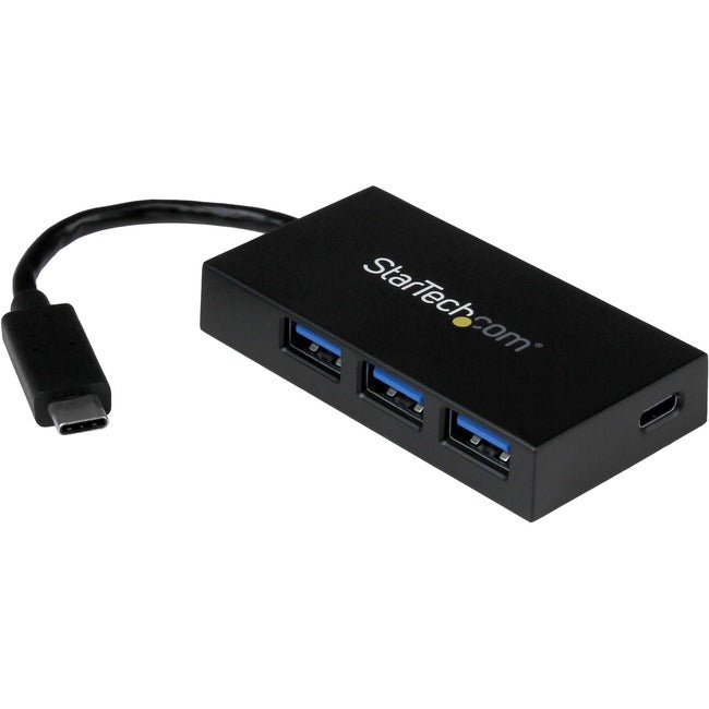 StarTech.com USB C Hub - 4 Port USB-C to USB-A (3x) and USB-C (1x) - Bus Powered USB Hub - USB Type C Hub - Port Expander