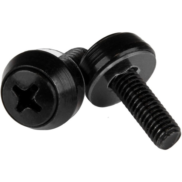 StarTech.com M5 x 12mm - Screws - 50 Pack, Black - M5 Mounting Screws for Server Rack & Cabinet Default Title