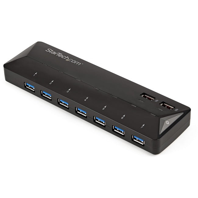 StarTech.com 7-Port USB 3.0 Hub plus Dedicated Charging Ports - 2 x 2.4A Ports - Desktop USB Hub and Fast-Charging Station Default Title