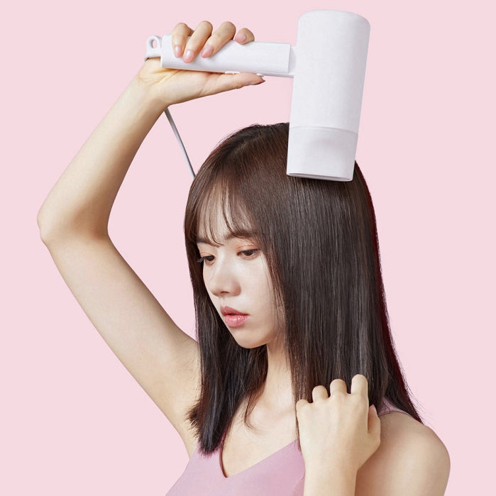 XIAOMI Mijia Foldable Hair Dryer Portable Negative Ion Electric Hair Dryer Quick Dry Low Noise Blow Dryer For Traveling&Household Banggood