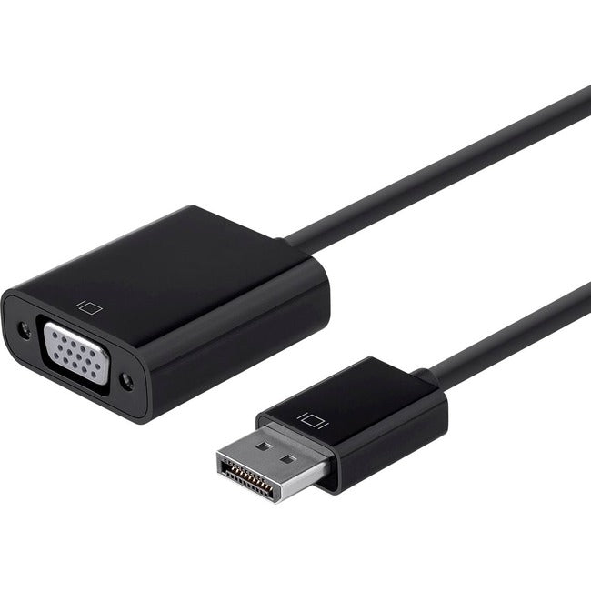 Monoprice DisplayPort 1.2a to VGA Active Adapter, Black Default Title