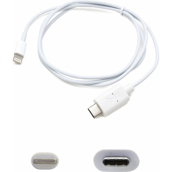 AddOn 5-Pack of 1m USB 3.1 (C) Male to Lightning Male White Adapter Cables Default Title
