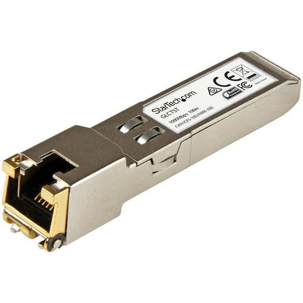 StarTech.com Cisco GLC-T Compatible SFP Module - 1000BASE-T Copper SFP Transceiver - Lifetime Warranty - 1 Gbps - Maximum Transfer Distance: 100 m (328 ft) Default Title