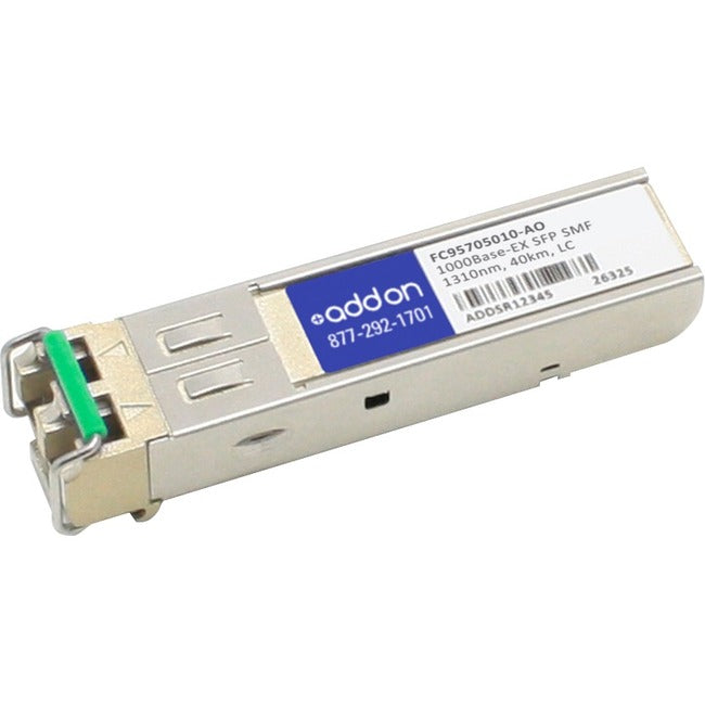 AddOn Fujitsu FC95705010 Kompatibler TAA-konformer 1000Base-EX SFP-Transceiver (SMF, 1310 nm, 40 km, LC)