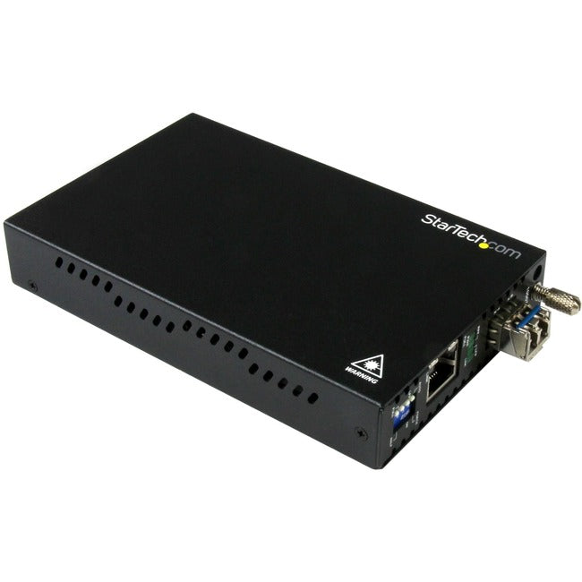 StarTech.com Gigabit-Ethernet-Kupfer-zu-Glasfaser-Medienkonverter – SM LC – 10 km – Ethernet-Medienkonverter – GbE-Konverter