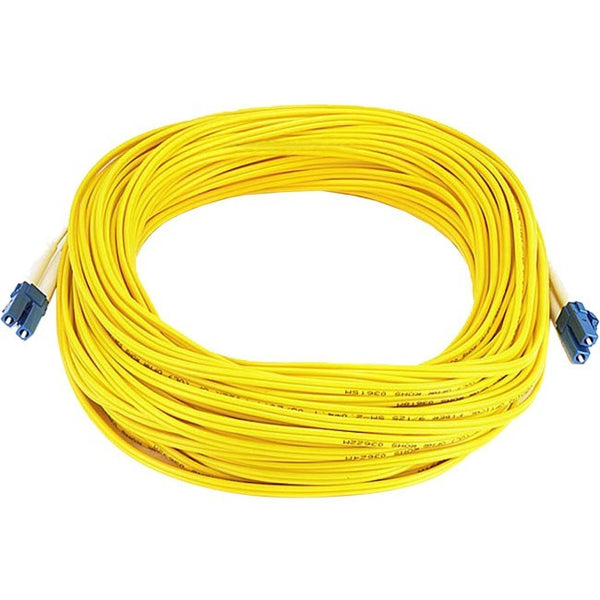 Monoprice Fiber Optic Cable, LC/LC, Single Mode, Duplex - 25 meter (9/125 Type) - Yellow Default Title