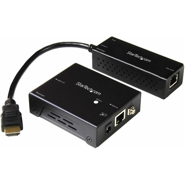 StarTech.com 4K HDMI Extender with Compact Transmitter - Up to 70 m (230 ft.) - HDBaseT Extender Kit - UHD 4K - ST121HDBTDK