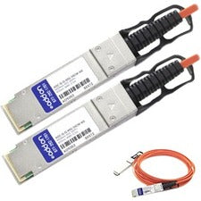 AddOn Juniper Networks Compatible TAA Compliant 40GBase-AOC QSFP+ to QSFP+ Direct Attach Cable (850nm, MMF, 20m)