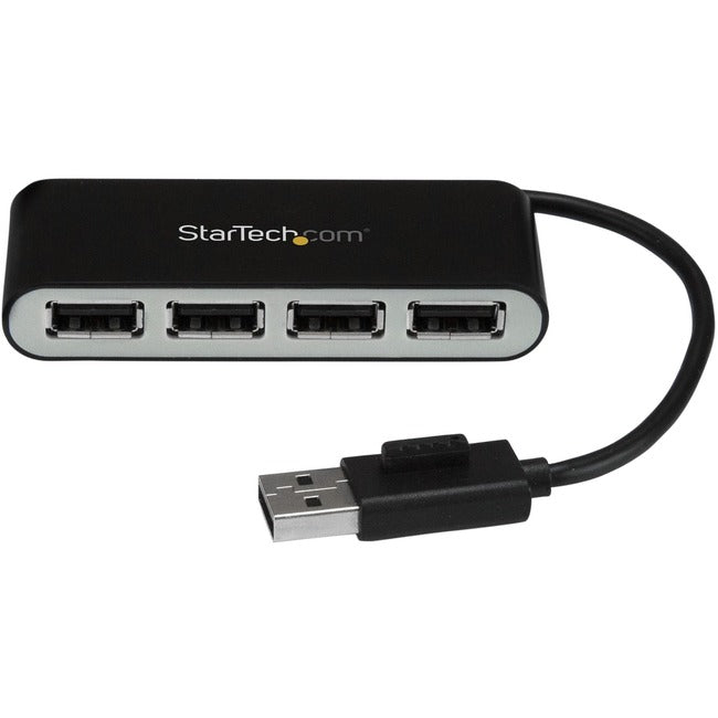 StarTech.com 4 Port USB Hub - 4 x USB 2.0 port - Bus Powered - USB Adapter - USB Splitter - Multi Port USB Hub - USB 2.0 Hub Default Title