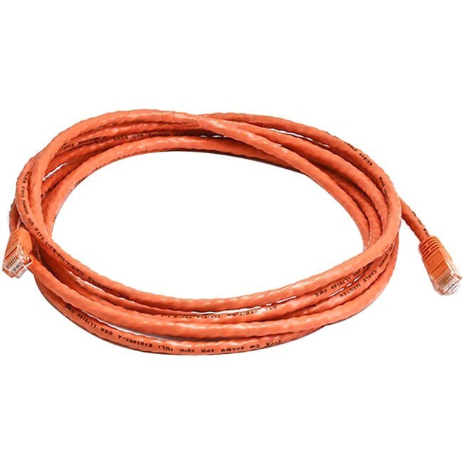 Monoprice Cat6 24AWG UTP Ethernet Network Patch Cable, 10ft Orange Default Title
