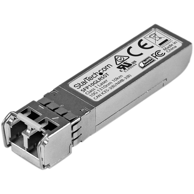 StarTech.com Cisco SFP-10G-LR-S Compatible SFP+ Module - 10GBASE-LR Optical SFP Transceiver - Lifetime Warranty - 10 Gbps - Maximum Transfer Distance: 10 km (6.2 mi)