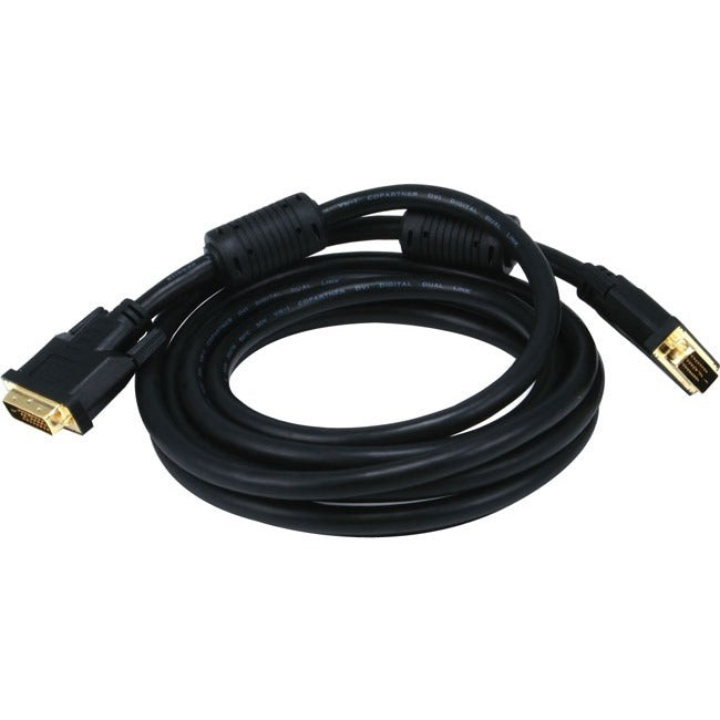 Monoprice 10ft 28AWG CL2 Dual Link DVI-D Cable - Black Default Title