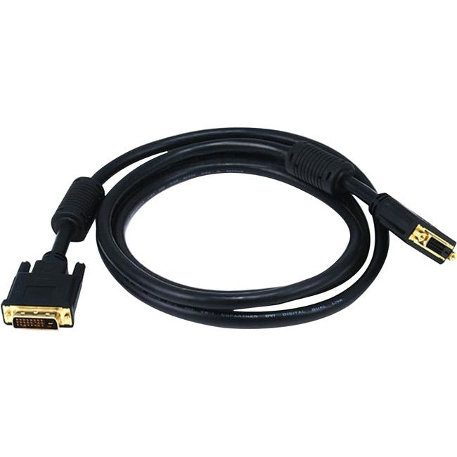 Monoprice 6ft 28AWG Dual Link DVI-D M/F Extension Cable - Black Default Title