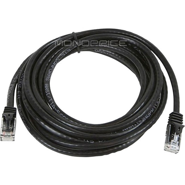 Monoprice FLEXboot-Serie Cat6 24AWG UTP-Ethernet-Netzwerk-Patchkabel, 10 Fuß schwarz
