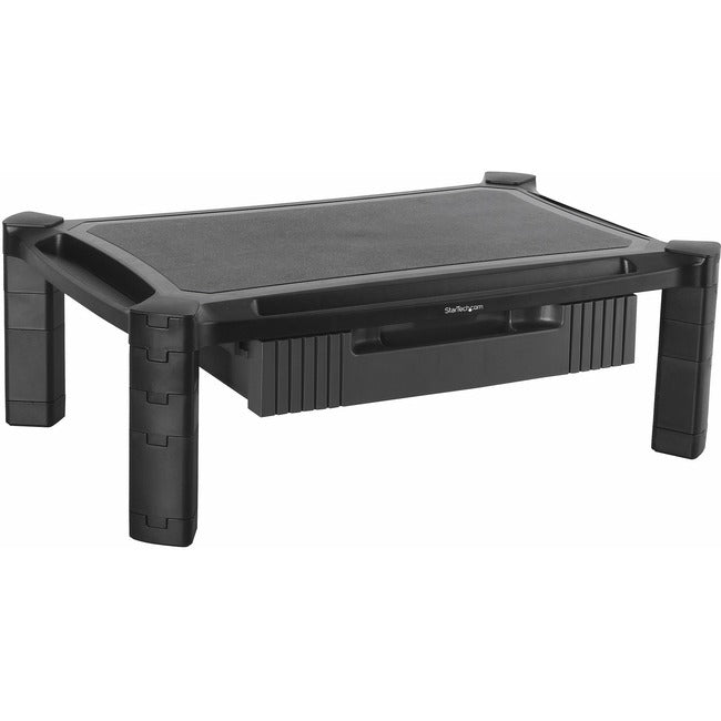 StarTech.com Adjustable Monitor Riser - Large - Drawer - Monitors up to 32"- Adjustable Height - Desk Monitor Stand