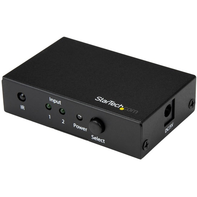 StarTech.com 2 Port HDMI Switch - 4K 60Hz - Supports HDCP - IR - HDMI Selector - HDMI Multiport Video Switcher - HDMI Switcher Default Title