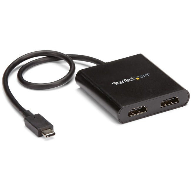 StarTech.com USB-C to HDMI Adapter - 4K - 2 Port MST Hub - Thunderbolt 3 Compatible - Multi Monitor Splitter Default Title