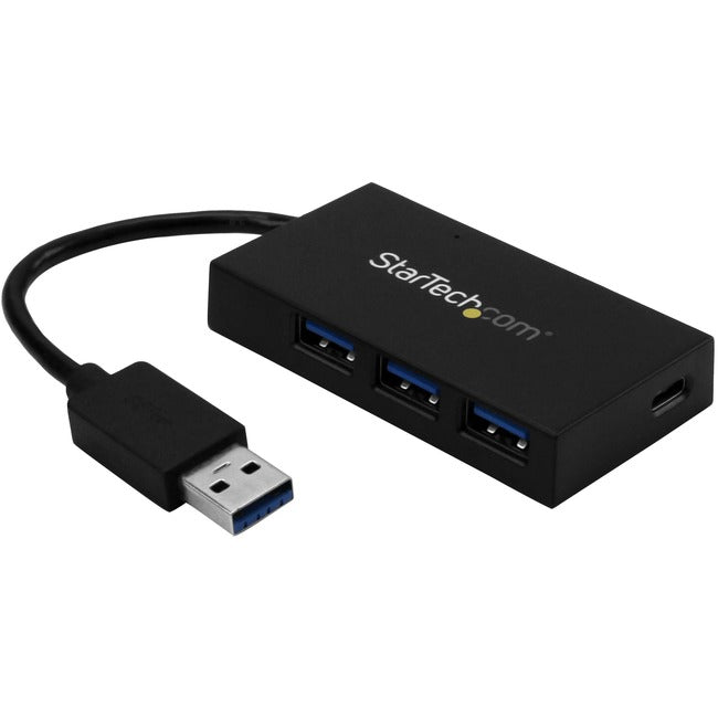 StarTech.com 4 Port USB Hub - USB 3.0 - USB A to 3x USB A and 1x USB C - Includes Power Adapter - USB Port Expander Default Title