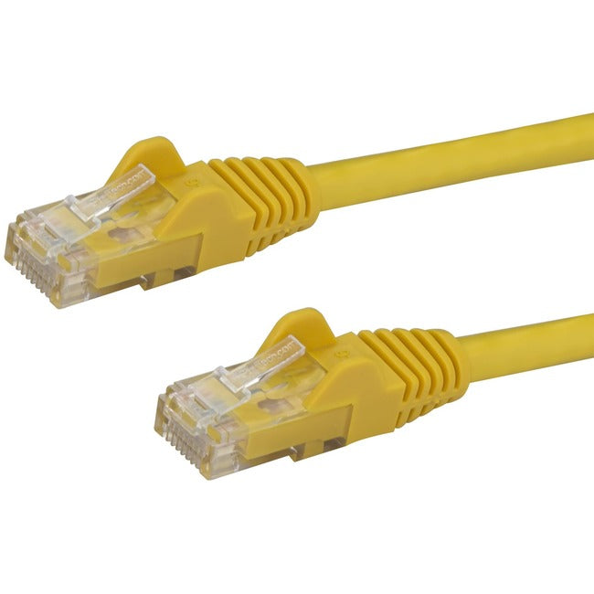 StarTech.com 30ft Yellow Cat6 Patch Cable with Snagless RJ45 Connectors - Long Ethernet Cable - 30 ft Cat 6 UTP Cable