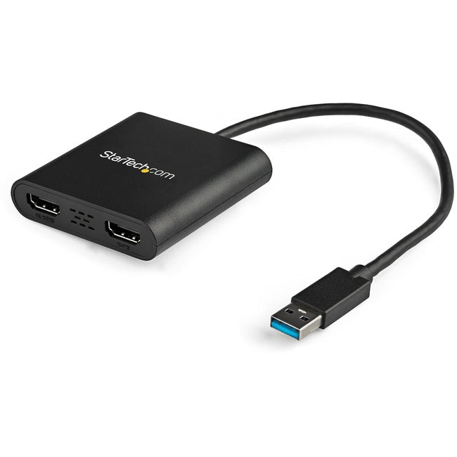 StarTech.com USB to Dual HDMI Adapter - USB to HDMI Adapter - USB 3.0 to HDMI - USB to HDMI Display Adapter - External Video Card - 4K Default Title