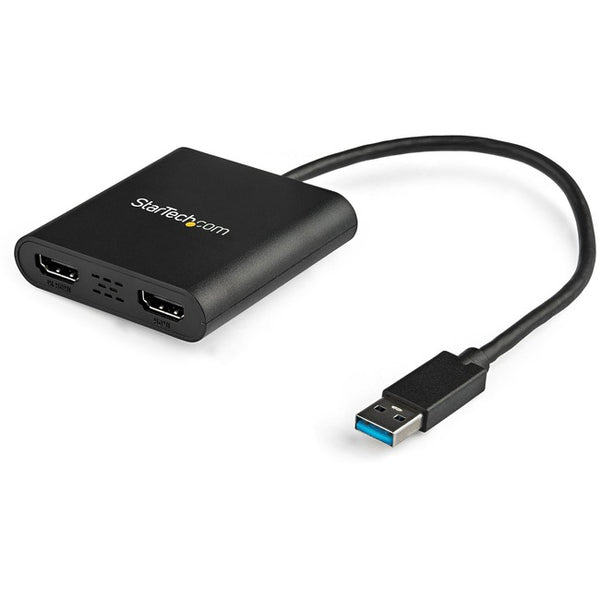 StarTech.com USB to Dual HDMI Adapter - USB to HDMI Adapter - USB 3.0 to HDMI - USB to HDMI Display Adapter - External Video Card - 4K Default Title