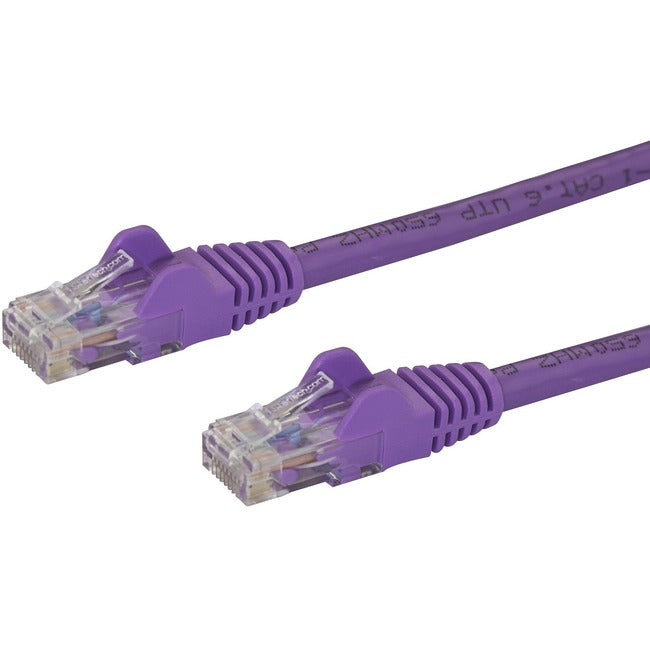 StarTech.com 4ft Purple Cat6 Patch Cable with Snagless RJ45 Connectors - Cat6 Ethernet Cable - 4 ft Cat6 UTP Cable Default Title