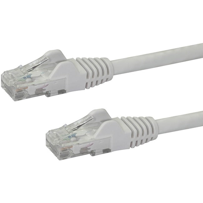 StarTech.com 20ft White Cat6 Patch Cable with Snagless RJ45 Connectors - Long Ethernet Cable - 20 ft Cat 6 UTP Cable