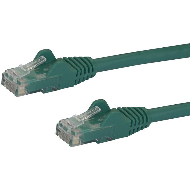 StarTech.com 30ft Green Cat6 Patch Cable with Snagless RJ45 Connectors - Long Ethernet Cable - 30 ft Cat 6 UTP Cable