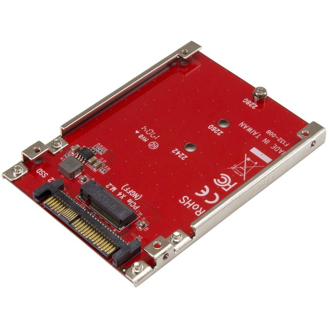 StarTech.com M.2 to U.2 Adapter - M.2 Drive to U.2 (SFF-8639) Host Adapter for M.2 PCIe NVMe SSDs - M.2 Drive Adapter - M.2 PCIe SSD Adapter Default Title