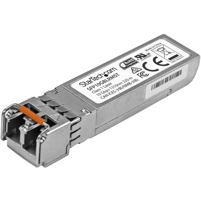 StarTech.com 10GBASE-LRM MSA Compliant SFP+ Module - LC Connector - Fiber SFP+ Transceiver - Lifetime Warranty - 10 Gbps - Max. Transfer Distance 220 m (721 ft)