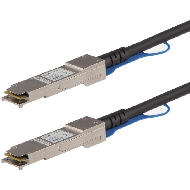 StarTech.com HP JG326A Compatible QSFP+ Direct-Attach Twinax Cable - 1 m (3.3 ft.) - 40 Gbps - Passive DAC Copper Cable - RJ45 Mini-GBIC Cable