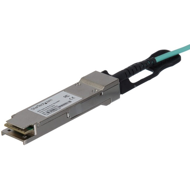 StarTech.com MSA Compliant QSFP+ Active Optical Cable (AOC) - 30 m (98.4 ft) - 40 Gbps - AOC Fiber Cable - Quad Mini-GBIC Cable