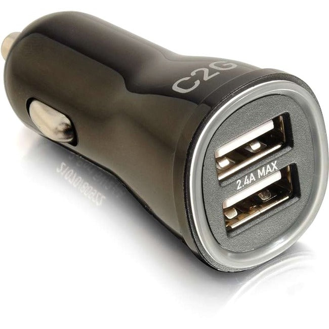 C2G Smart 2-Port USB Car Charger, 2.4A Output Default Title