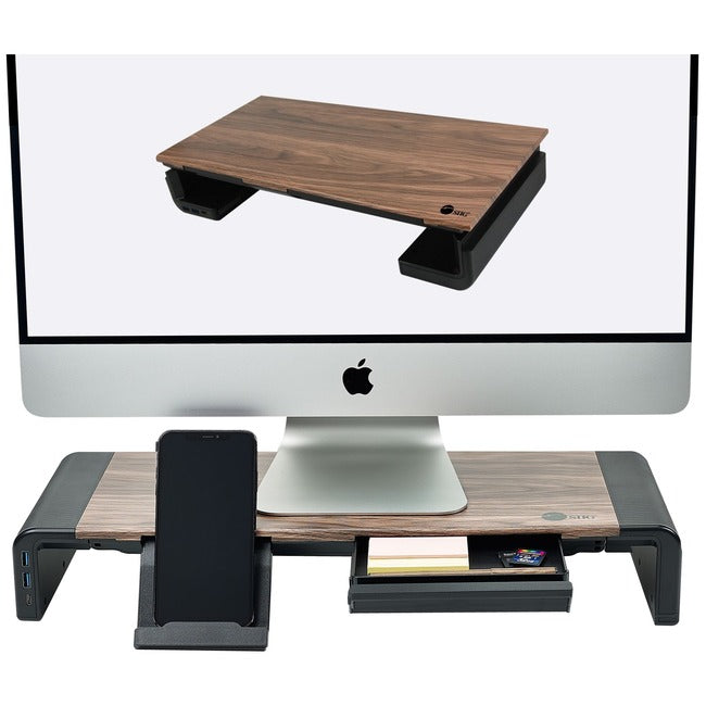 SIIG Stylish Foldable Monitor Stand with USB Hub