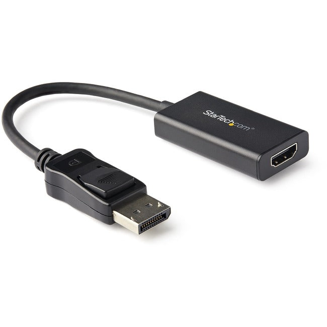 StarTech.com DisplayPort to HDMI Adapter with HDR - Compatible with DisplayPort 1.4 and HDMI 2.0b - 4K 60Hz - Ultra HD - DP2HD4K60H