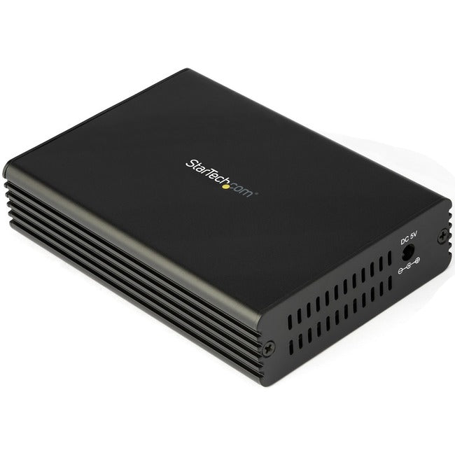 StarTech.com Ethernet Fiber Media Converter - 10Gb - RJ45 Copper to Fiber Converter - 10GBASE-T - Open SFP+ Slot