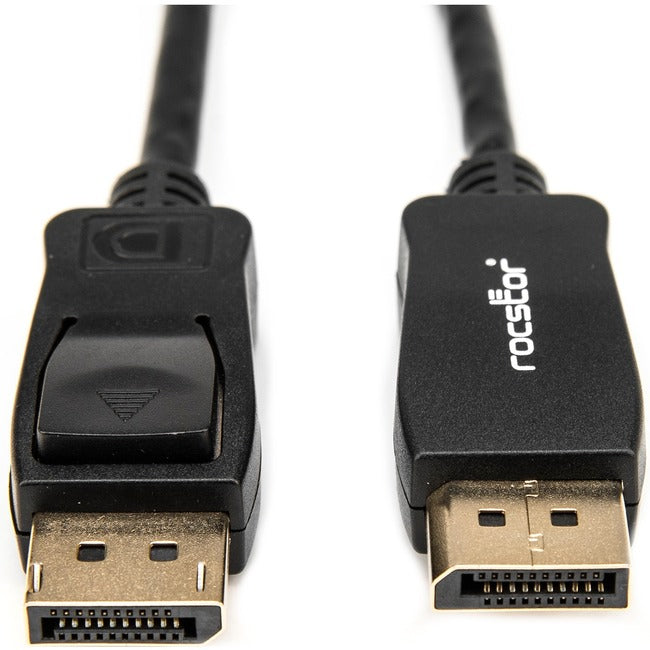 Rocstor Premium 15ft / 5m DisplayPort 1.2 Cable M/M - DisplayPort 4k - DisplayPort Male Digital Audio/Video - 15ft - Black- DP TO DP Cable 4Kx2K Default Title