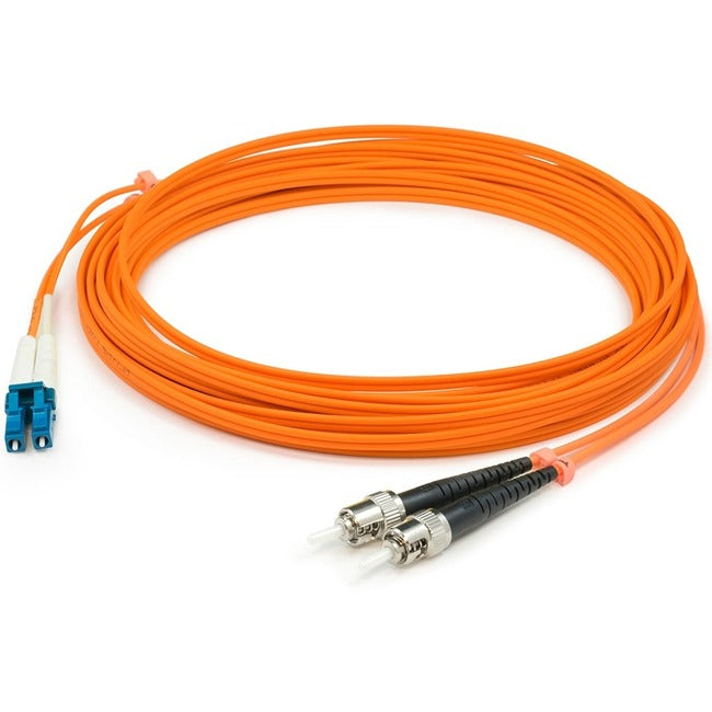 AddOn 10m LC (Male) to ST (Male) Orange OM2 Duplex Fiber OFNR (Riser-Rated) Patch Cable Default Title