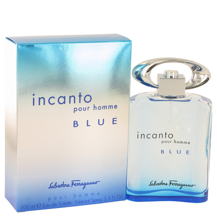 Incanto Blue by Salvatore Ferragamo Eau De Toilette Spray 3.4 oz for Men Regular