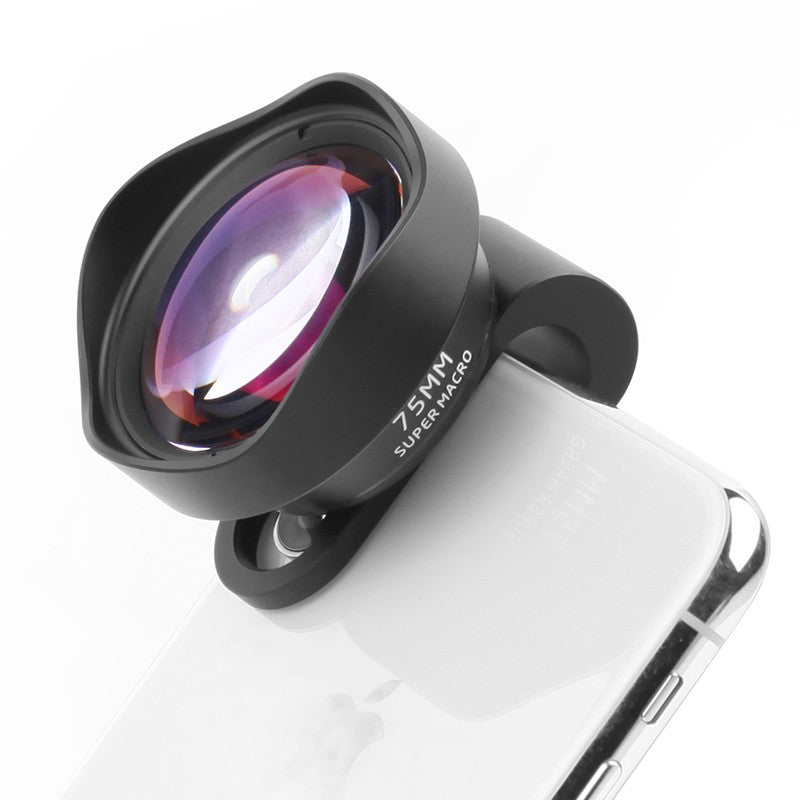 75MM macro mobile phone lens HD SLR shooting live external camera lens mobile phone accessories